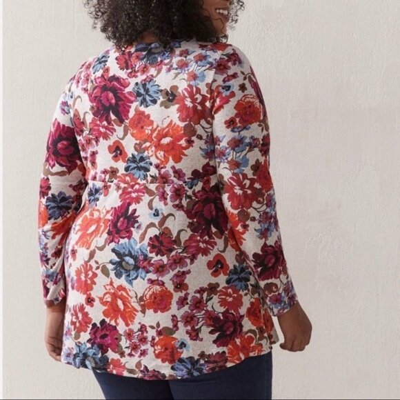 PENNINGTON’S Floral  Tunic Top Size 2x - Picture 2 of 11